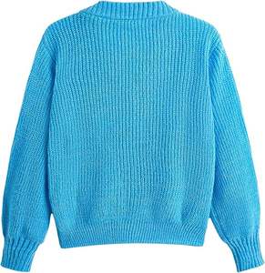 Suéter de Punto para Mujer, Mezcla de Algodón Transpirable, Jersey Casual de Invierno, Suave al Tacto, Moda Otoñal - Product Image 3