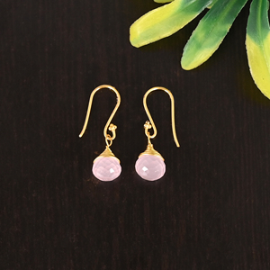 925 Sterling <b>Silver</b> Crystal Gemstone Elegant <b>Dangle</b> <b>Earrings</b> for Women - Product Image 4