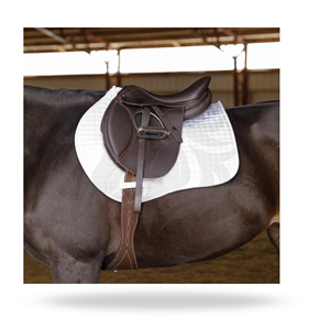 Close Contact Jump Saddle Pad Horse Riding Saddle Pad Equestrian <b>Equipment</b> - Product Image 1