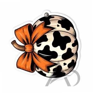 Supports de cils personnalisés Halloween motif citrouille et vache, pour extensions de cils, art de la citrouille saisonnière effrayante - Product Image 6