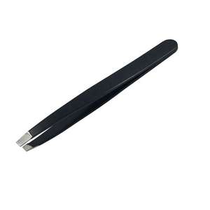 Juego de Pinzas para Cejas de Acero Inoxidable con Punta Inclinada en Color Personalizado - Product Image 3