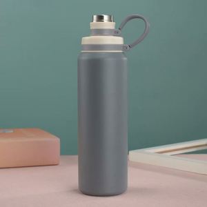 Bouteille d'eau isotherme portable en acier inoxydable 304 de 800 ml, grande capacité, design minimaliste, avec poignée, pour les sports de plein air - Product Image 3