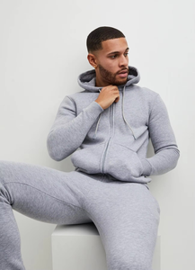 Service OEM ODM disponible pour les ensembles de survêtements sportifs d'hiver pour hommes, couleur personnalisée de haute qualité, respirant, à capuche, 100% polyester - Product Image 5