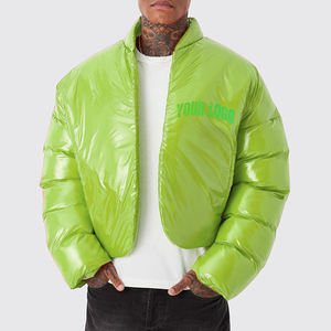 Chaquetas Acolchadas Personalizadas de Alta Calidad, Chaquetas de Nylon con Relleno de Burbujas, Diseño de Patchwork, Chaquetas Acolchadas Ligeras, Cálidas y Resistentes al Viento - Product Image 1