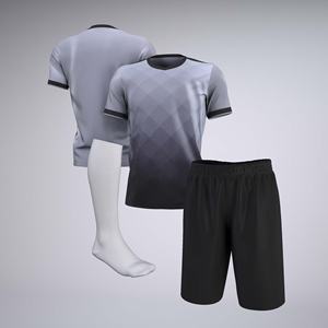 Conjunto de Uniforme de Fútbol Profesional Personalizado, Proveedor de Uniformes de Fútbol al por Mayor, Camiseta y Pantalones Cortos de Fútbol de Secado Rápido y Transpirables - Product Image 4