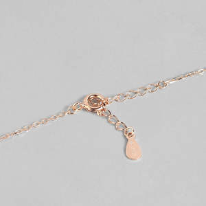 Collier en argent 925 superposé élégant de couleur rose, fait main, pour femme, à porter au quotidien, tendance pour les mariages, les fêtes, les fiançailles - Product Image 2