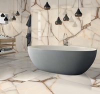 Carreaux de porcelaine grand format 1200x1800 mm, dalle de sol en onyx cristallin brillant poli, carreaux d'intérieur antibactériens résistants aux acides