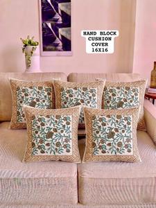 Housses de coussin en coton de qualité supérieure, faites à la main, imprimées, pour canapé, salon, chambre à coucher, décoration, disponibles en gros - Product Image 2