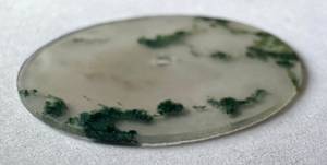 Moss Agate Gemstone Watch Dial 28mm 0.80mm Thickness Green & White Handmade Custom Watch <b>Face</b> with 2mm Center Hole - Product Image 5