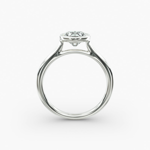 Bague Solitaire Élégante en Moissanite Ronde Taille Brillant, Monture à Griffes en Argent Sterling 925, Bijou Fin de Luxe pour Mariage, Idée Cadeau - Product Image 1