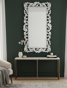 Espejo de Pared Decorativo de Estilo Veneciano de Lujo con Paneles de Vidrio Biselado y Artesanía Ornamental - Product Image 1
