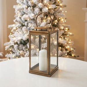 Vente en gros de porte-bougie en métal noir élégant fait à la main pour la décoration de la maison et du patio - Product Image 5