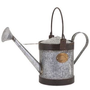 Arrosoir rustique en métal pour plantes de jardin intérieures et extérieures, pot à eau décoratif avec long bec verseur et poignée facile à saisir - Product Image 4
