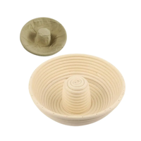Panier de levage pour pain en rotin naturel blanchi, avec doublure, pour boulangeries professionnelles et domestiques, en provenance du Vietnam
