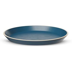 KooK 7.5 Inch Stoneware <b>Dinnerware</b> Set Ceramic Kitchen Plates Microwave & Dishwasher Safe with High Edge Dinner Plate Collection - Product Image 2