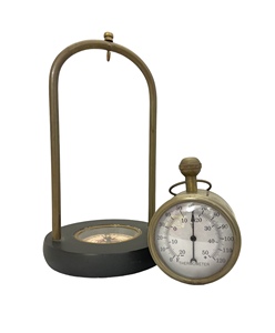 Reloj de Pared Vintage de Latón, Reloj de Escritorio con Brújula, Reloj de Mesa con Números Romanos, Reloj de Cuarzo Decorativo, Reloj de Oficina Náutico - Product Image 2