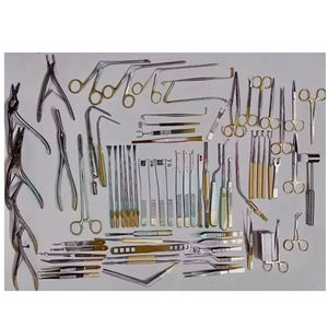 Juego de 82 Piezas de Instrumentos Manuales de Acero Inoxidable para Rinoplastia, Cirugía Plástica, Uso Clínico, Certificación CE Clase II Mirha - Product Image 1
