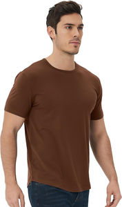 T-shirt homme 100% coton, coupe ample, style sport, sensation fraîche, 280 g/m², printemps-été, personnalisable avec logo OEM, pour jeunes. - Product Image 3