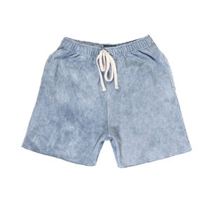 Shorts délavés à l'acide pour femme, taille haute, tendance, pour tenue d'été décontractée, avec boutons - Product Image 3