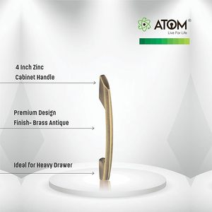 Poignée de meuble en zinc, finition antique, pour armoire, cuisine, bureau, tiroirs - Product Image 5