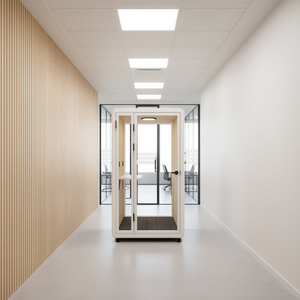 Cabines de bureau acoustiques Solo Plus HIPOD, cabines téléphoniques modulaires modernes pour usage intérieur - Product Image 3