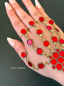 Parures de bijoux afghans Kuchi en acier inoxydable plaqué argent, de qualité supérieure, fabriquées à la main, vintage et antiques, pour femmes, pour fiançailles - Product Image 3