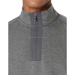 Pull-over homme slim fit pour l'hiver, tissu polyester/coton de haute qualité, couleur et logo personnalisés - Product Image 4