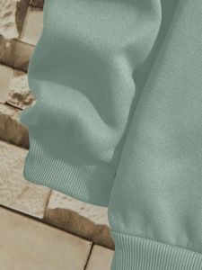 Sudaderas Extra Grandes de Felpa 100% Algodón para Hombre, Estilo Urbano, Talla Grande, con Protección Antiencogimiento, para Correr, 2026 - Product Image 6