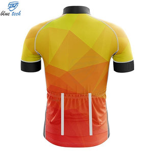 Custom Logo Print Cycling Jersey Men Breathable Quick Dry Bike Jersey Bicycle Clothing with Sublimation Printing Logo - Product Image 2