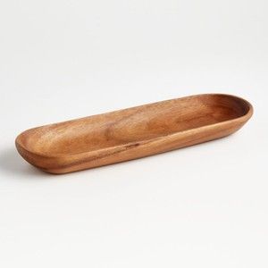 Bandeja Minimalista de Madera de Mango, Tabla de Servir Moderna, Vajilla de Madera Lisa para Cocina, Comedor, Restaurante, Hostelería y Presentación - Product Image 6