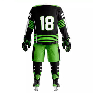 Uniformes de hockey sobre hielo al por mayor, diseño personalizado de equipo, conjunto de jersey y pantalones, uniforme de hockey sobre hielo en venta - Product Image 5