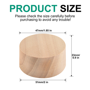 Bouchon conique en bois de peuplier pour fût de vin bourbon, idéal pour les brasseurs et distillateurs (5 pièces) - Product Image 2