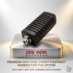 Repose-pieds avant en caoutchouc pour moto TVS Victor |   Coussinets en caoutchouc antidérapants pour repose-pieds, remplacement OEM - Product Image 2
