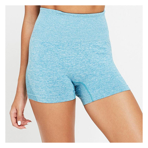 New Latest Design Women Custom <b>Brown</b> Color Stretchable Short Length Yoga Shorts for Sale Women's use OEM Service - Product Image 1
