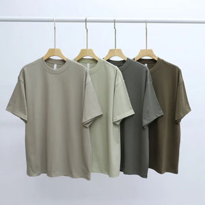 เสื้อยืดผ้าแคนวาสแบบลำลอง ดีไซน์ตามสั่ง รับผลิตเสื้อเปล่าแบบ OEM ปริมาณขั้นต่ำน้อย พร้อมสกรีนโลโก้ตามสั่ง ขายส่ง ผลิตในปากีสถาน - Product Image 3