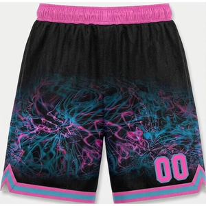 Shorts de basket-ball en mesh personnalisés par sublimation pour hommes, streetwear, imprimés, respirants, décontractés - Product Image 6