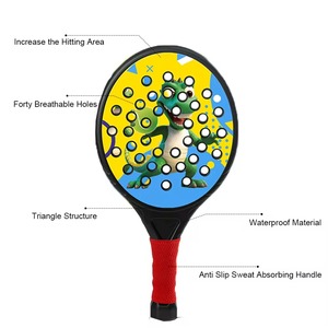Raquettes de pickleball légères fabriquées directement par le fabricant, design de logo personnalisé, raquette de tennis en nylon en forme de diamant - Product Image 2