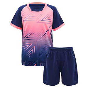 Tenue de football personnalisable, nouveau design, haute qualité, vêtements de sport d'usine, ensemble de maillots de football unisexe par sublimation - Product Image 3