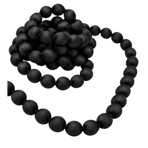Chaîne de perles en soie Y S INTERNATIONAL recouverte de tissu pour la fabrication de bijoux, colliers, bracelets faits à la main, fournitures d'artisanat - Product Image 2