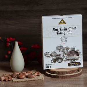 Offre en gros : Noix de cajou grillées non décortiquées du Vietnam, 500g, W240, marque Dong Phu - Emballage premium en boîte cadeau en papier - Product Image 3