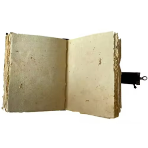 Diario de Tapa Dura Clásico de Cuero Genuino Hecho a Mano para Lectura y Brujería, Libro Vintage con Estampado de Grimoire del Tercer Ojo y Papel con Borde Desflecado - Product Image 6