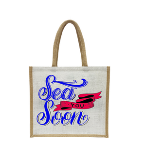 Bolsa de yute plegable expandible, bolsa de compras plegable reutilizable, regalos, imagen personalizada hecha en la India - Product Image 5