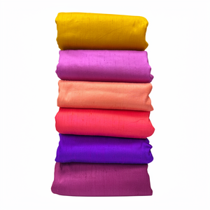 Telas de Seda Dupionne Pura al por Mayor, Material Texturizado de Lujo para Vestidos de Novia, Ropa Formal de Noche y Accesorios - Product Image 1