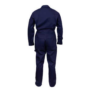 Combinaison de travail de sécurité classique bleu marine 2XL à manches longues 100% coton 7 oz-Vêtements de protection de qualité supérieure - Product Image 2