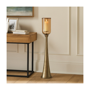 Durable Modern Iron <b>Tall</b> Candle Holder Stand Antique Finish Heat Resistant Eco-Friendly for Home Interior Decoration Festive - Product Image 4