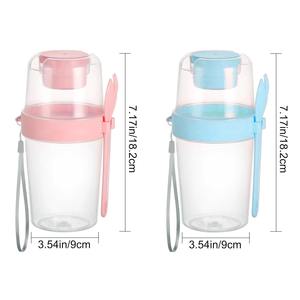 Productos para Dropshipping 2026: Vasos Portátiles para Yogur, Fruta, Cereal, Ensalada y Desayuno con Tenedor, Agente de Dropshipping - Product Image 2