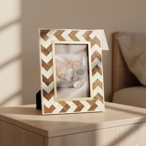Handmade Polished Bone Inlay Multi Color Waterproof Eco-Friendly <b>Wall</b> Mount Photo <b>Frame</b> for Style Unique Customized Gift Idea - Product Image 1