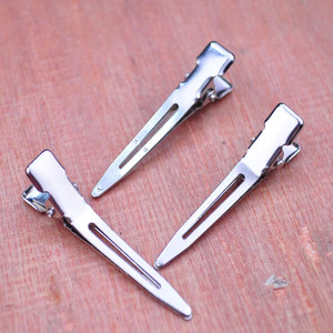 Pinces à cheveux métalliques à une seule griffe pour extensions capillaires, outils de coiffure professionnels pour salon - Product Image 3