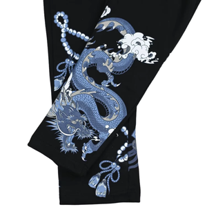 Ensemble survêtement Dragon : sweat à capuche et pantalon de jogging en molleton de coton, style streetwear décontracté, tenue de sport hiver, vente en gros - Product Image 3