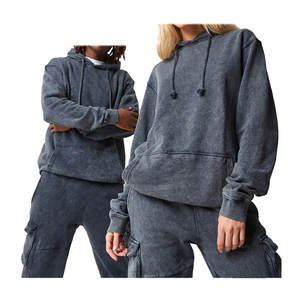 Survêtement unisexe en polyester/coton, prix de gros OEM, respirant, séchage rapide, épais, pour l'hiver, mode décontractée - Product Image 4